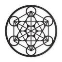 Akryl dekoration Metatron Cube - Rund