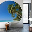 Fototapet - Rundt Paradise - vliesetapet/selvklæbende non-woven tapet