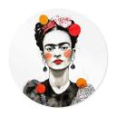 Póster Frida Kahlo retrato pop art - Jaszke - Redondo