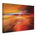 Tableau sur toile Paysage d'automne au crépuscule - Schmucker