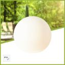 Außen-Lichtkugel Hans, weiß, ⌀60 cm, Außenbeleuchtung