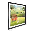 Plakat Farverig gård i bjergene - DigitalArtsi