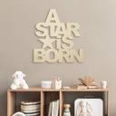 Træbogstaver - A Star Is Born