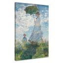 Lienzo Monet - Mujer con sombrilla - Madame Monet y su hijo