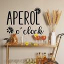Wallsticker Aperol o'clock