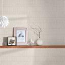 grafisk tapet hvid guld linieret - grafisk mønster tapet - non-woven tapet med stregmønster