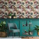 Architects Paper Floral Impression - Papier peint intissé jungle, rouge