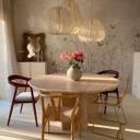 Scandinavisch design wilde bloemenweide met vlinders Fotobehang - Ms Tiff