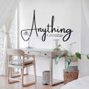 Wallsticker -  Anything is possible
