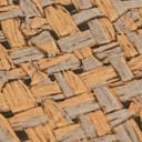 Ikke-vævet tapet Jan Studio Sense & Surface weave orange grey - Stud!o weave rattan black