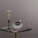 Versace ikke-vævet tapet I Love Baroque striber Medusa Taupe Silver luksuriøst