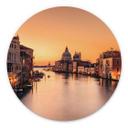 Dibond vægdekoration Solnedgang i Venedig - Zhang – print på aluminium (Alu-Dibond)