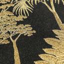Papier peint intissé forêt arbres palmiers noir or Papier peint mural nature paysage couloir