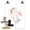 Póster Kvilis - No creas en los humanos - Unicornio entre las estrellas