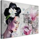 Canvasbillede, Geisha portræt Japan
