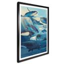 Póster Marrón - Ballenas