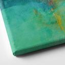 Canvasbillede Abstrakt - Turkis nordlys - Schmucker