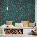 Architects Paper Floral Impression - Papier peint intissé fleuris, bleu