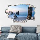 3D Wallsticker Shore om aftenen