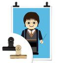 Póster Gomes - Harry Potter de juguete