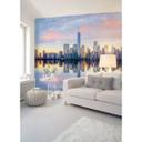 foto tapet designwalls i blå og grå non-woven tapet skyline New York New York 0