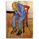 Canvasbillede, Gammel mand i sorg - Vincent van Gogh