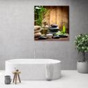Canvasbillede, bambus orkidéblomster Zen