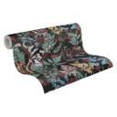 Architects Paper Floral Impression - Papier peint intissé fleuris, noir