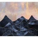 Fredriksson - fotomural de la cordillera jaspeada