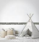 Børnetapet, non-woven tapet Kids Walls grøn, grå