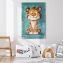 Lienzo Cachorro de tigre feliz - Magnusson