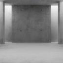 Concretelook GreyCoridor tapet i gråsort - non-woven tapet Designwalls 2 - 2,55 x 3,5 m