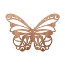 Arte en madera de caoba - Mariposa