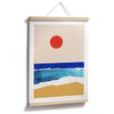 Plakat Stille strand ved solnedgang - Rivers