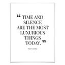 Plakat - Time and Silence