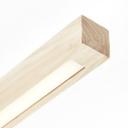 Deckenleuchte Anabelle, braun, 62 x 6,5 cm, Holz LED-Lampe