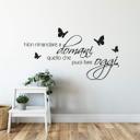 Sticker mural - Non rimandare a domani...
