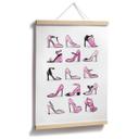 Póster Martina - Tacones de aguja rosas
