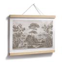 Poster landschap met tuinlandschap in beige - Ms Tiff