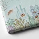 Lienzo Aventura submarina con animales marinos - Azul - Oliver Robins