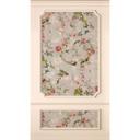 vintage tapet med blomsterdesign - ikke-vævet tapet 3D-paneler - elegant stue tapet