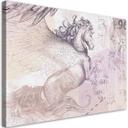 Canvasbillede, Pegasus hest abstrakt
