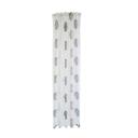 Homing Vorhang mit verdeckten Schlaufen Kaleo weiß, grau -  2.45 x 1.4 m