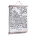 Póster mapa ciudad Amsterdam