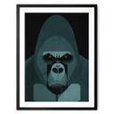Plakat Gorilla - Braun