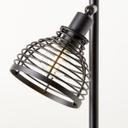 Stehleuchte Annelie, braun, 153,5 x 38 cm, Holz Stehlampe