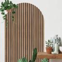 Wall Sticker  Vægpanel i træ ser bredt ud