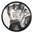 Póster Verbaan - Fight like a Girl - Redondo