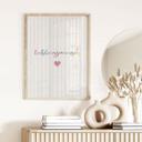 Typografi Plakat favoritperson med et hjerte