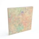 Cuadro de madera Triángulos de mosaico de colores - Jaszke - Cuadrado